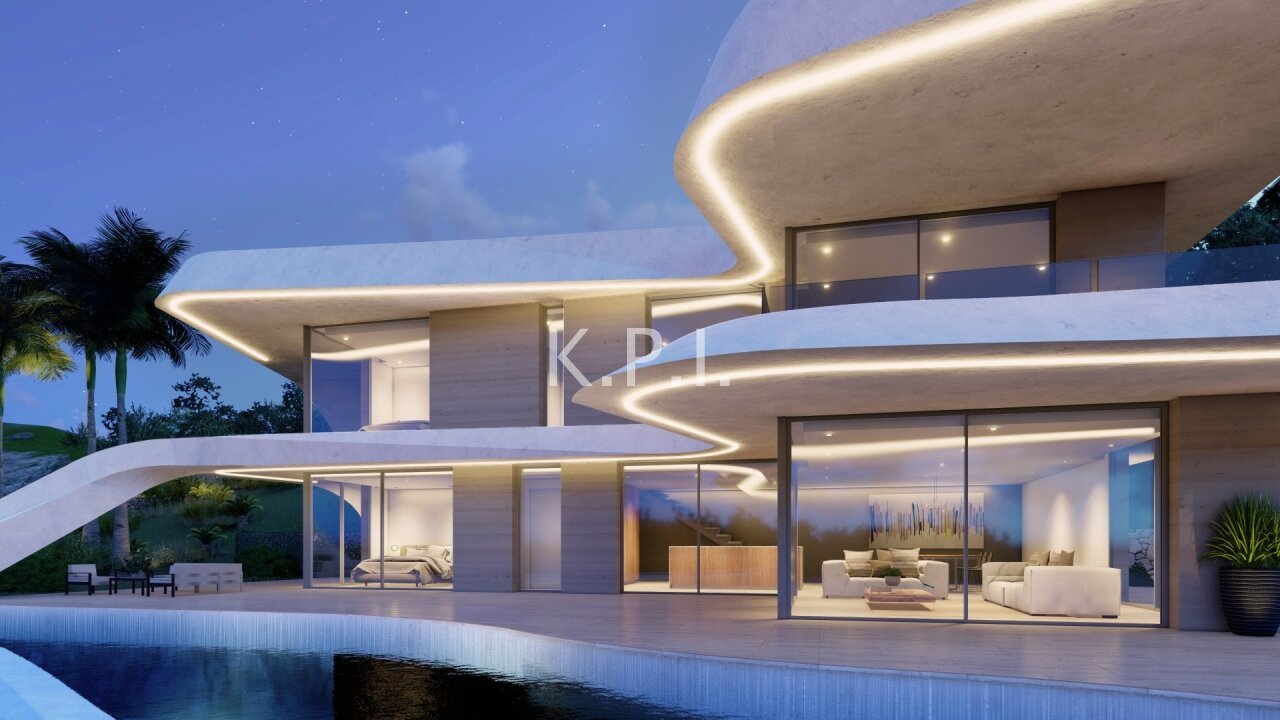***Einzigartige Villa Chronos mit Panoramablick auf Berge und Meer***