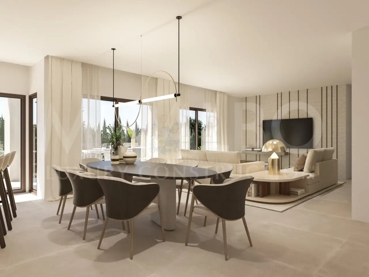 ***Moderne Villa Odon in hochwertiger Wohngegend mit Berg- und Meerblick***