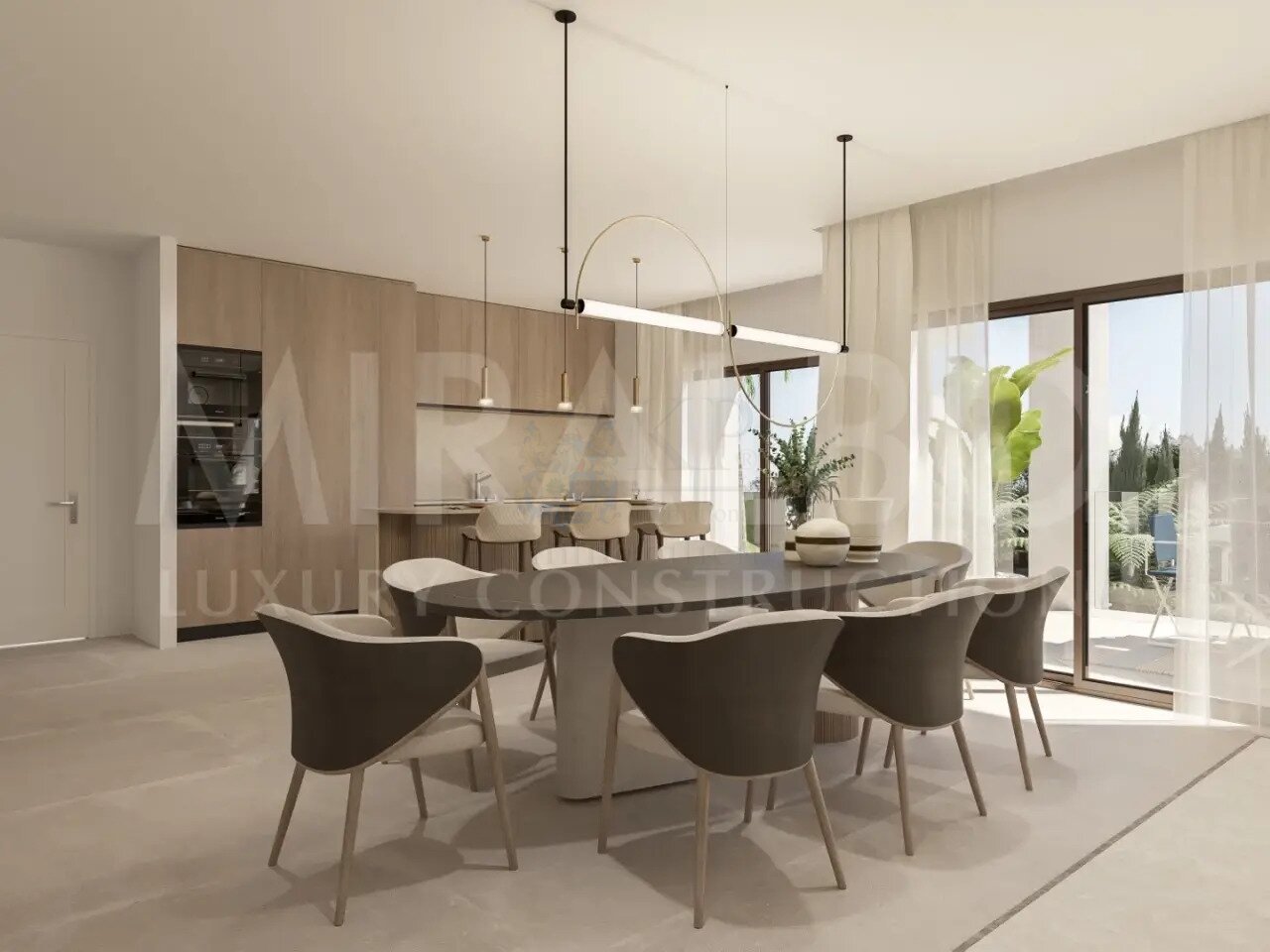 ***Moderne Villa Odon in hochwertiger Wohngegend mit Berg- und Meerblick***