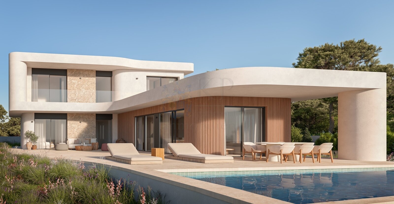 Cap Martí - El Tossalet - Pinomar: ***Zeitgenössische mediterrane Villa Dune mit Meerblick*** 