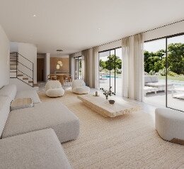 ***Zeitgenössische mediterrane Villa Dune mit Meerblick***