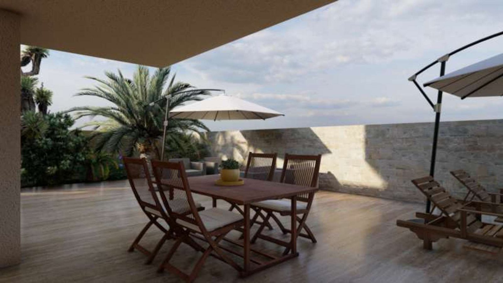 Luxusvilla direkt am Strand mit Meeresblick