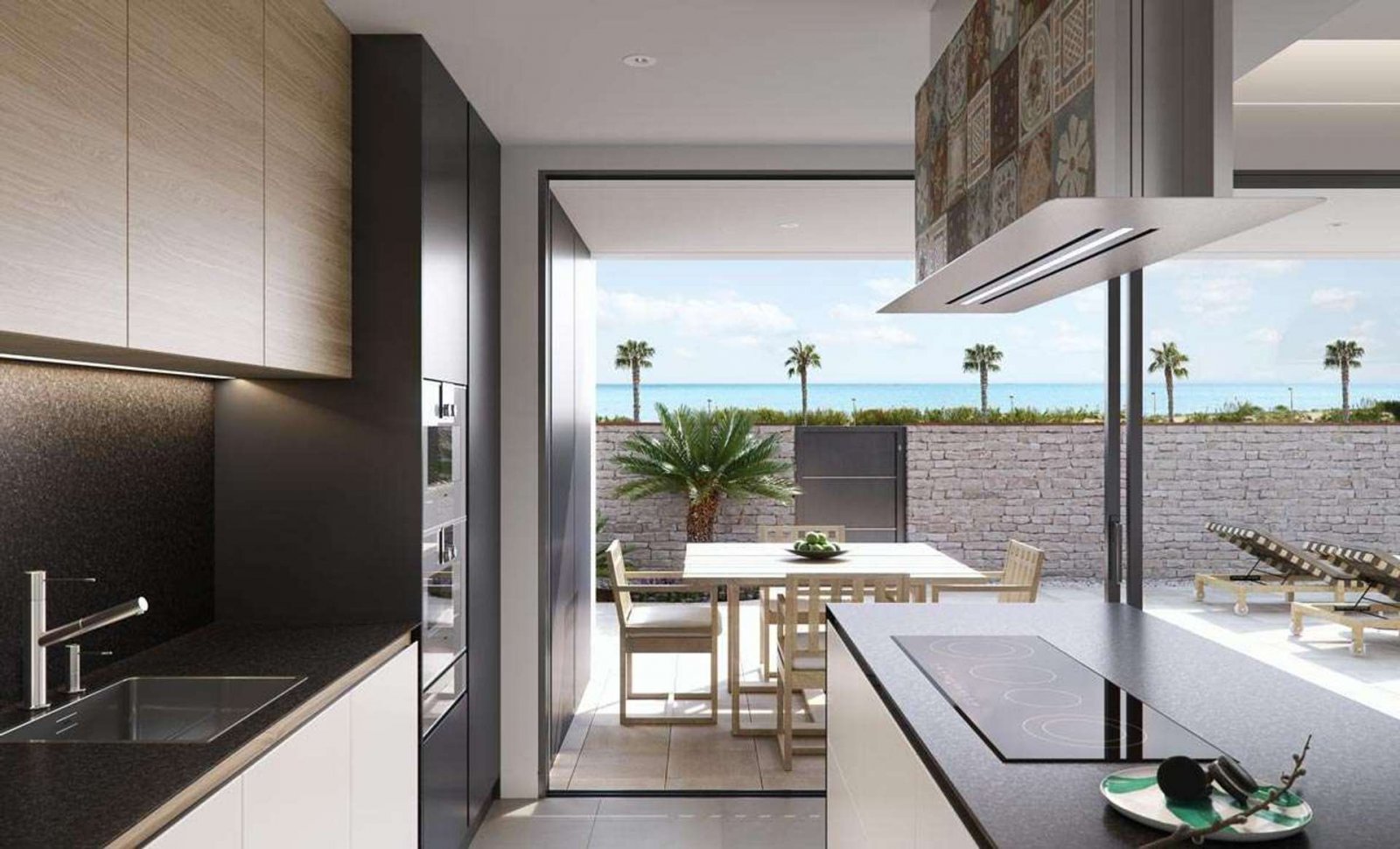 Luxusvilla direkt am Strand mit Meeresblick