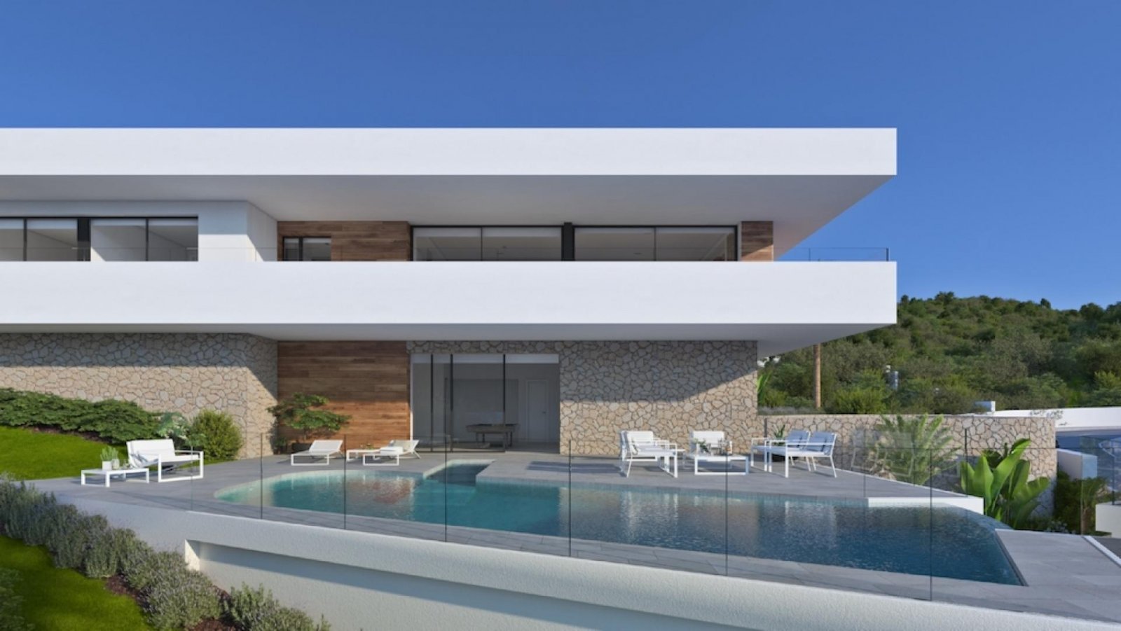 Mediterraner Luxus mit Meerblick und Infinity-Pool