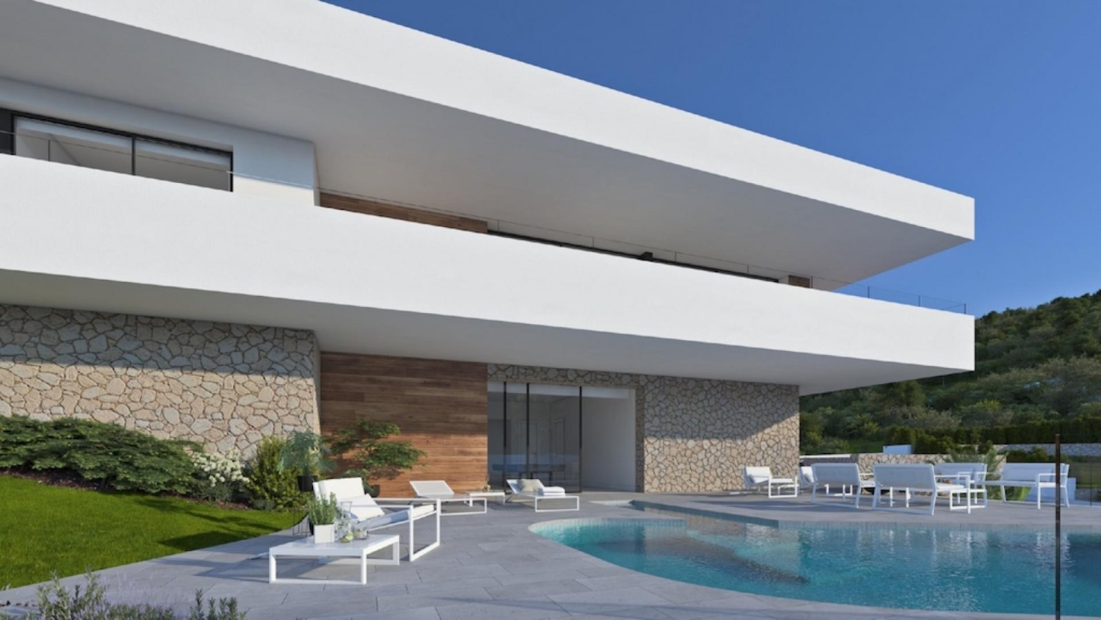 Mediterraner Luxus mit Meerblick und Infinity-Pool