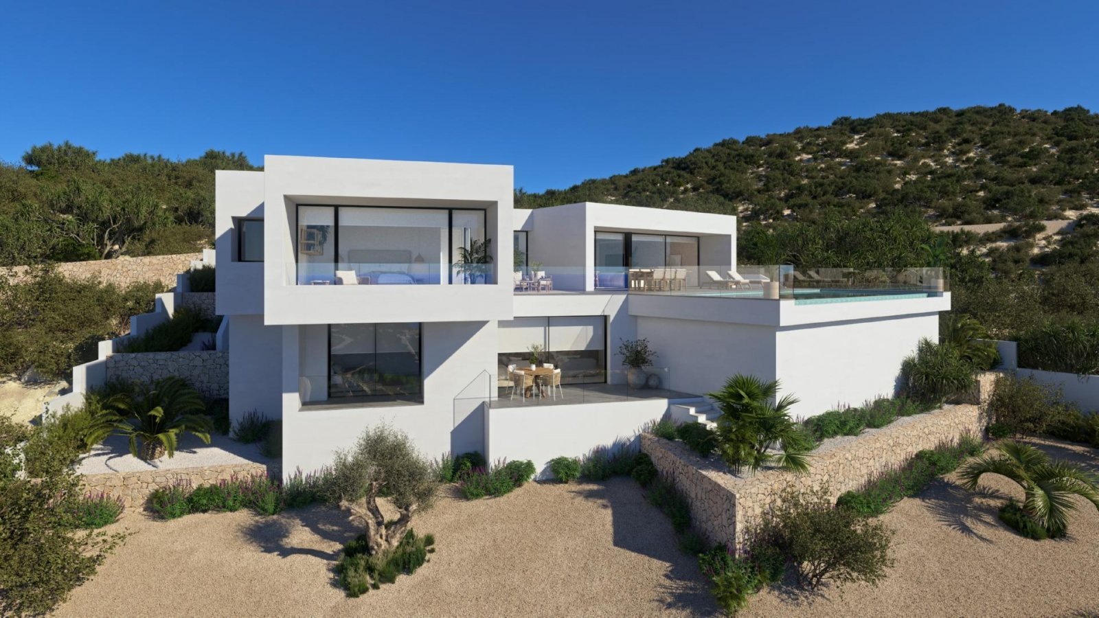 Exklusive Designvilla mit Infinity-Pool und Meerblick