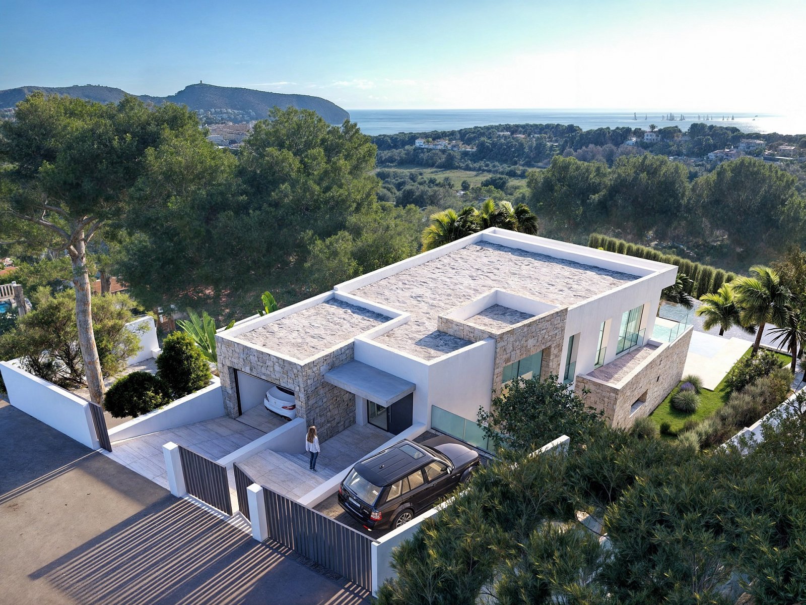 Luxusvilla mit Infinity-Pool, Meerblick & 4 Schlafzimmern