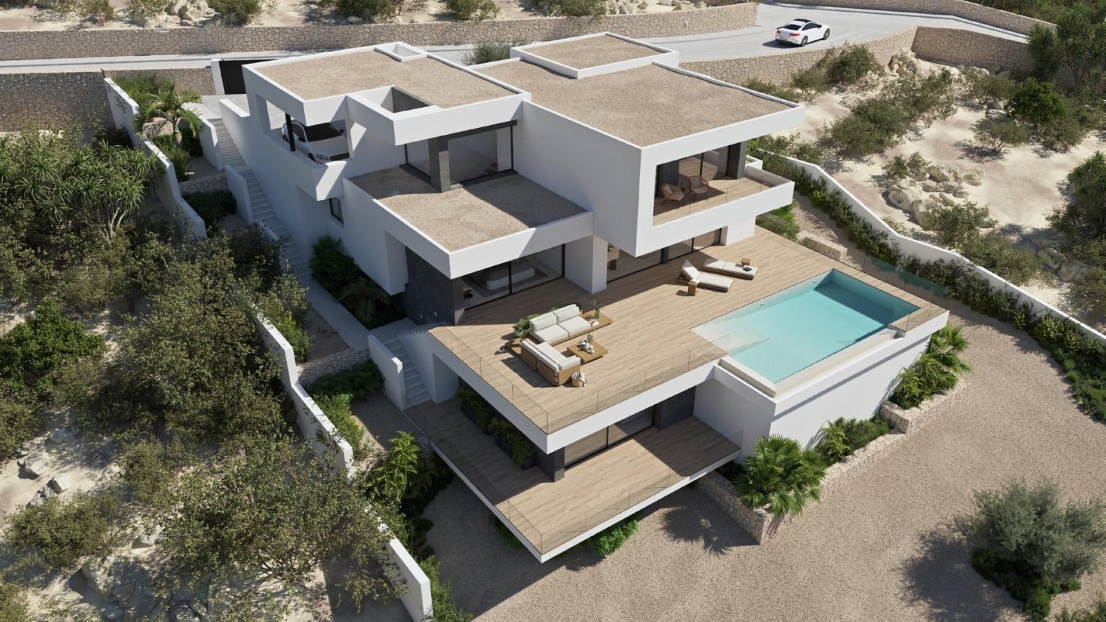 Mediterraner Luxus mit Meerblick