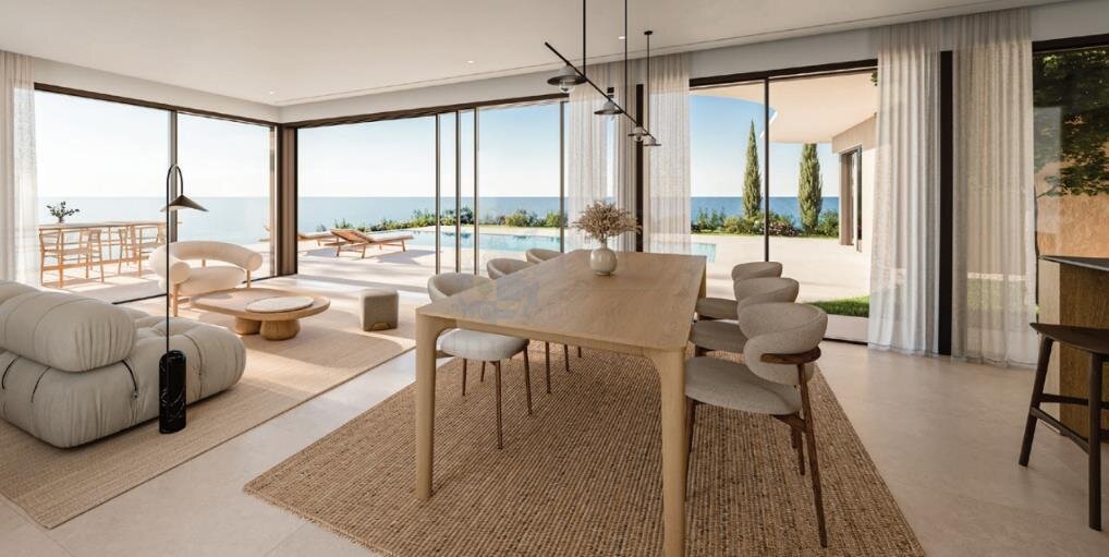 ***Exklusive und elegante Villa Emerald mit 360-Grad-Panoramablick auf das Meer, die Berge und das Tal***