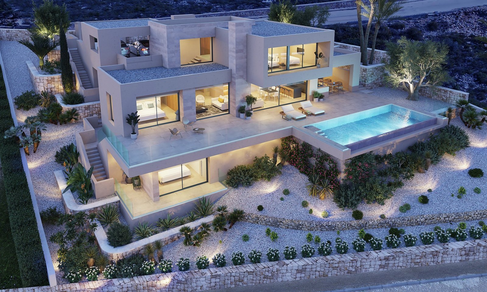 Exklusive Villa mit Infinity-Pool & Panoramablick