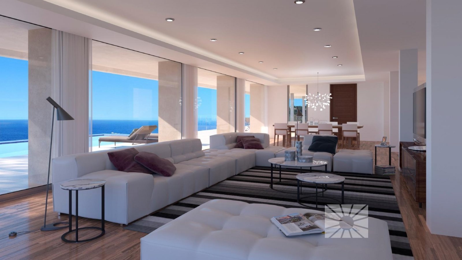 Exklusive Villa mit Infinity-Pool und Meerblick