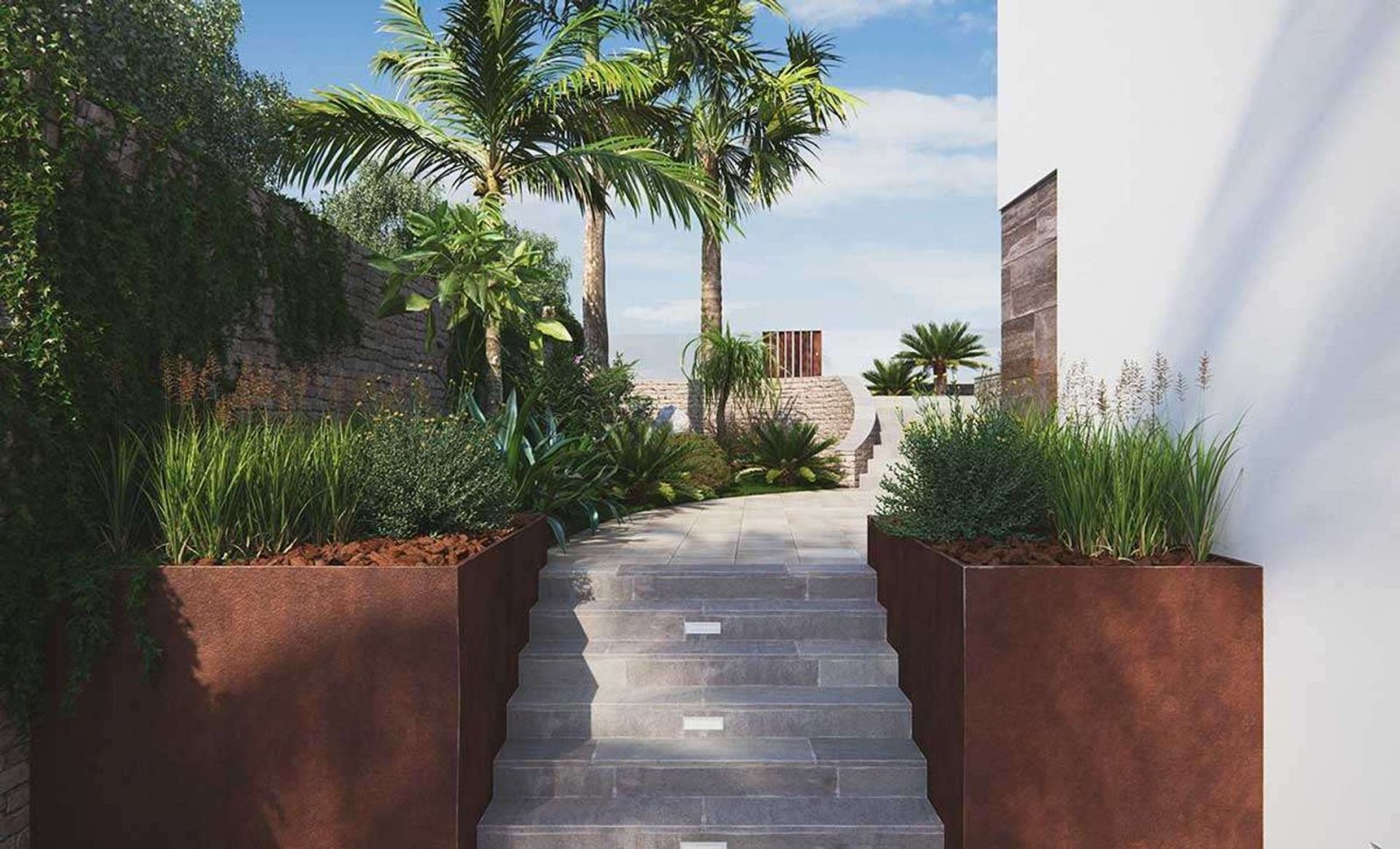 Luxusvilla mit Meerblick nur wenige Schritte vom Strand