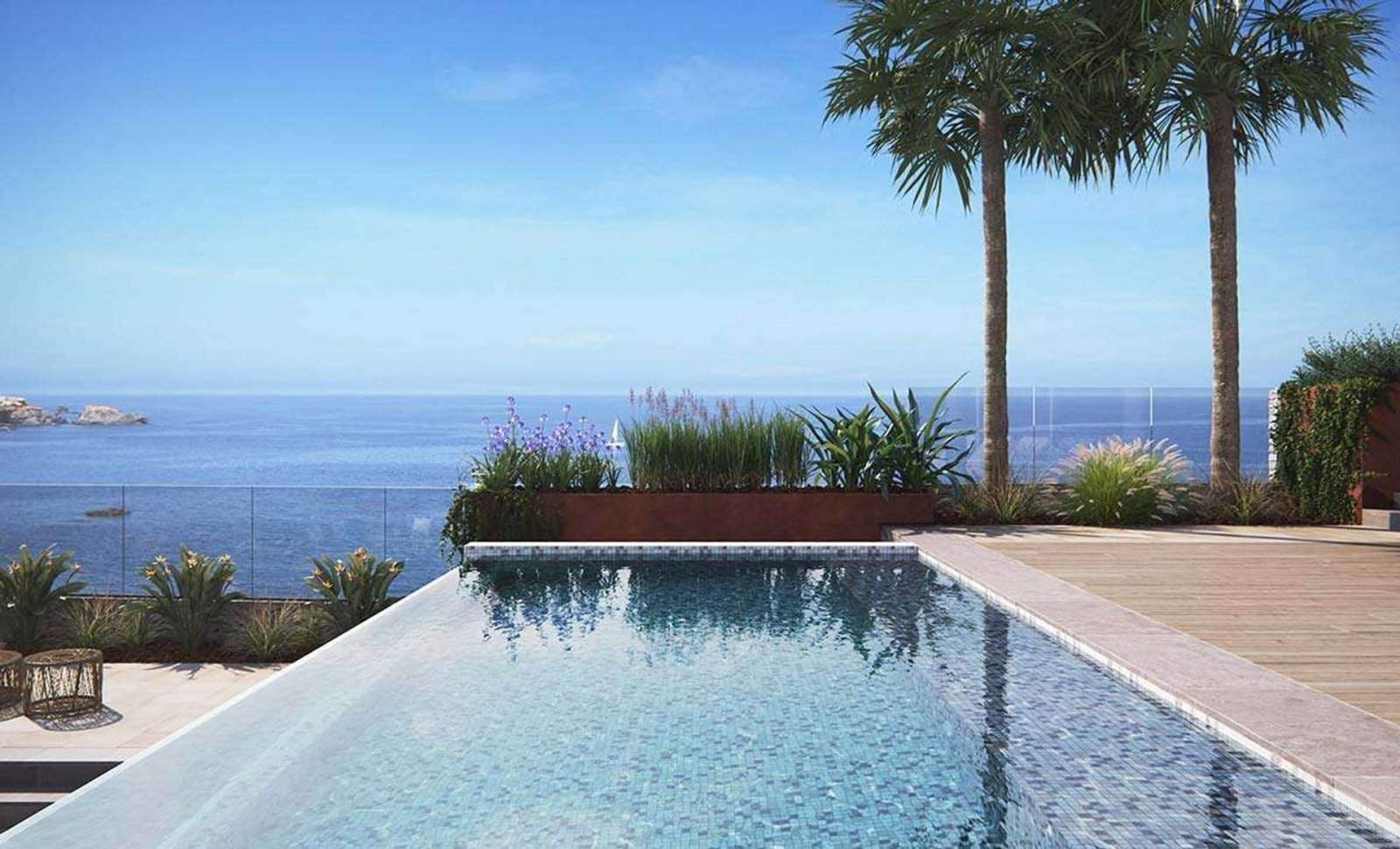 Luxusvilla mit Meerblick nur wenige Schritte vom Strand
