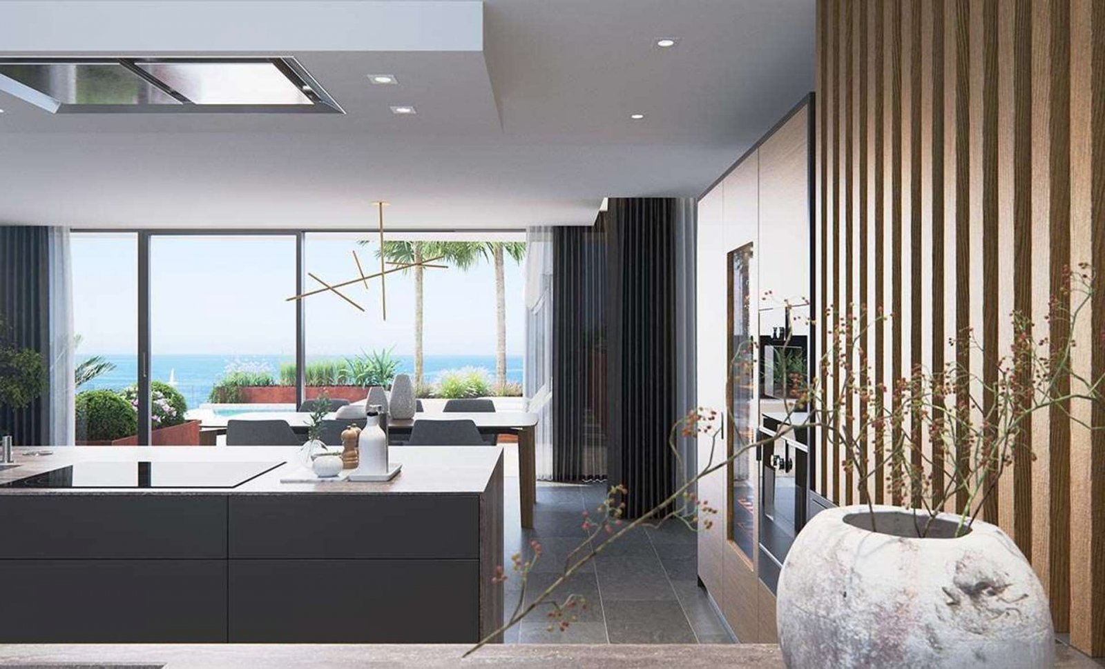 Luxusvilla mit Meerblick nur wenige Schritte vom Strand