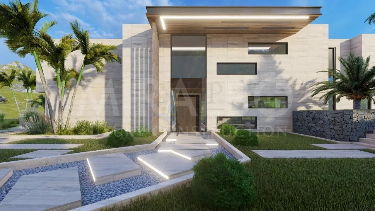 ***Beeindruckende neugebaute Luxusvilla Jupiter direkt am Meer***