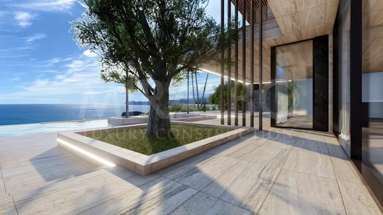 ***Beeindruckende neugebaute Luxusvilla Jupiter direkt am Meer***