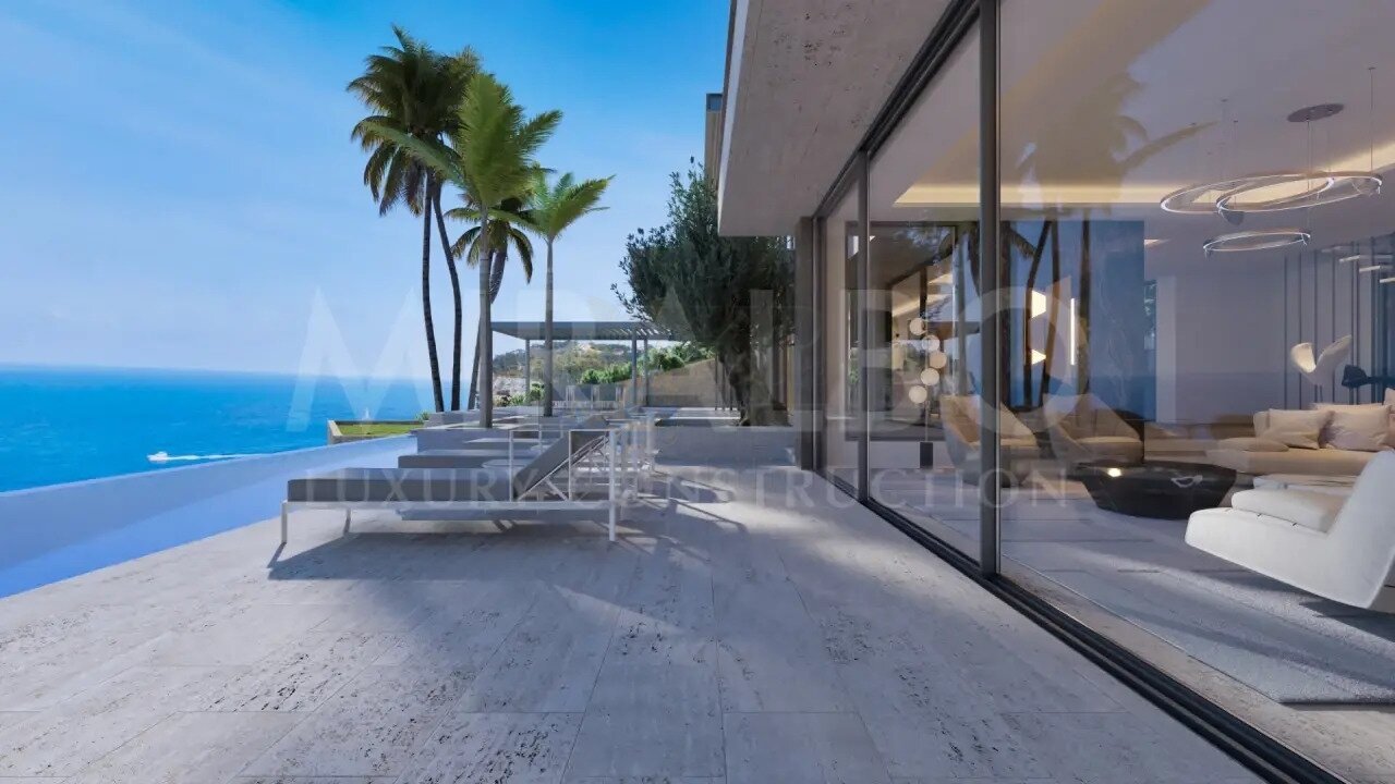 ***Beeindruckende neugebaute Luxusvilla Jupiter direkt am Meer***