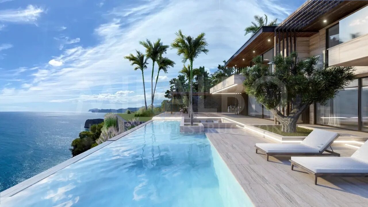 ***Beeindruckende neugebaute Luxusvilla Jupiter direkt am Meer***