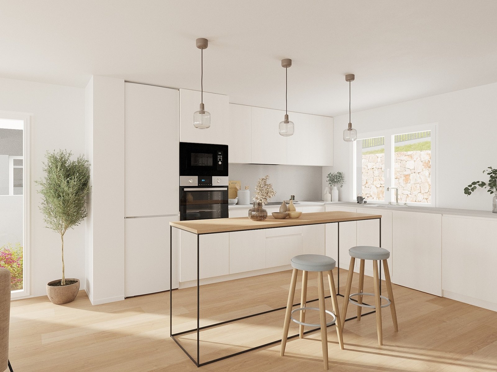 Moderne Reihenhausvilla mit Sonnenterrasse