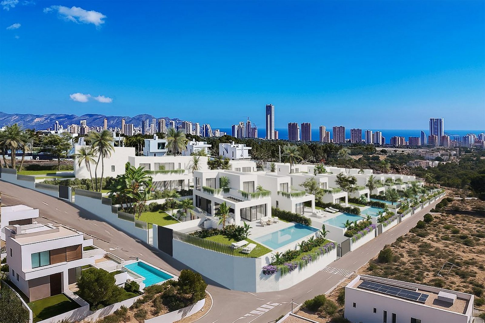 Exklusive Neubauvilla mit Meer- und Bergblick