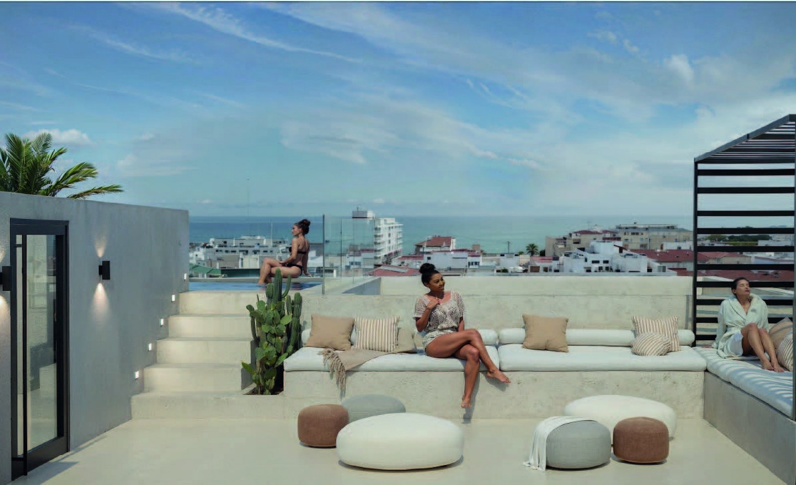 Modernes Apartment mit Terrasse nahe dem Strand