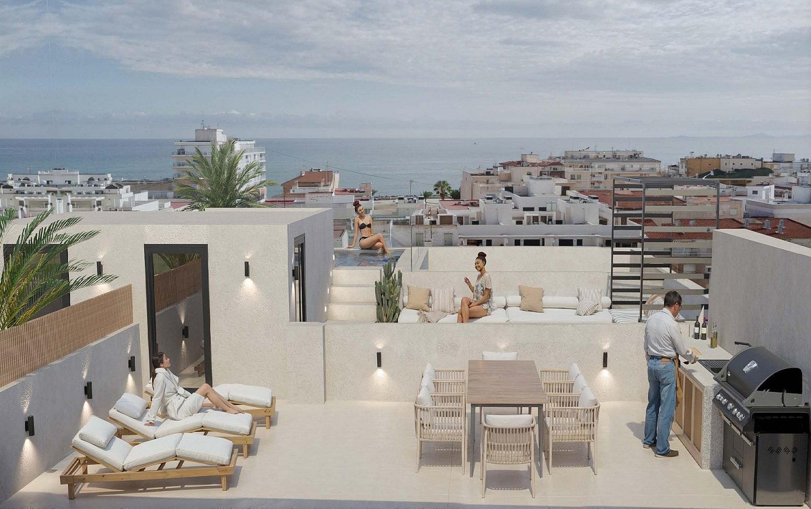 Modernes Apartment mit Terrasse nahe dem Strand