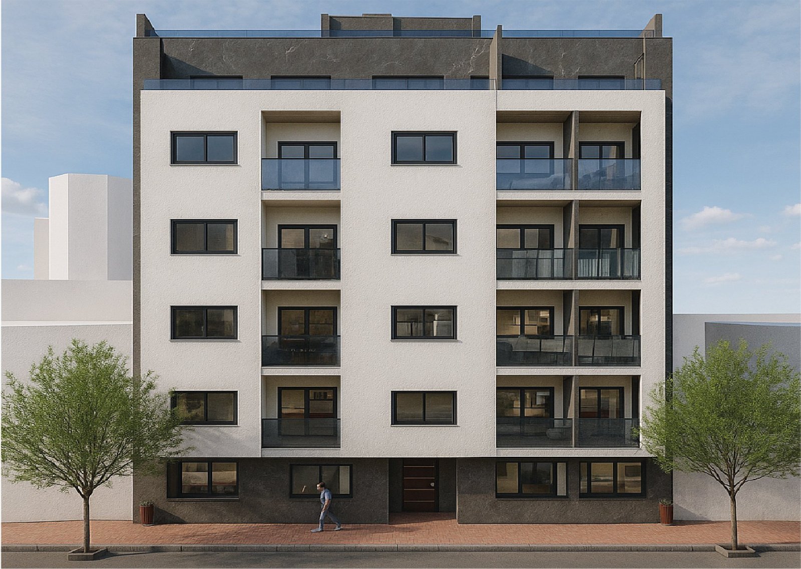 Modernes Apartment mit privatem Solarium nahe dem Strand